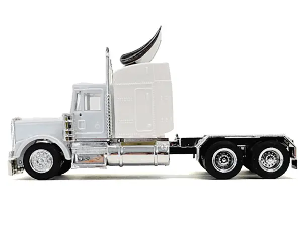 Kenworth W900 Sleeper Cab White 1/87 (HO) Plastic Model Car by Promotex #2
