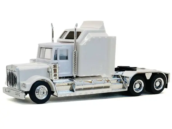Kenworth W900 with Extra Large Sleeper White 1/87 (HO) Plastic Model Car by Promotex #2