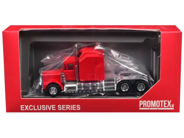 Kenworth W900 with Extra Large Sleeper Red 1/87 (HO) Plastic Model Car by Promotex #3