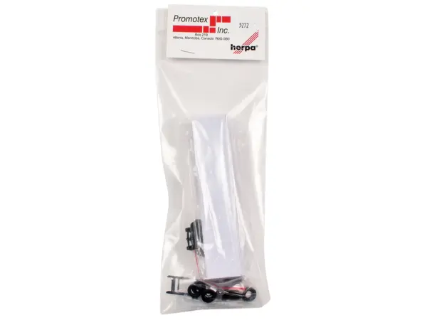 40ft Dry Van Trailer White 1/87 (HO) Plastic Model by Promotex #3