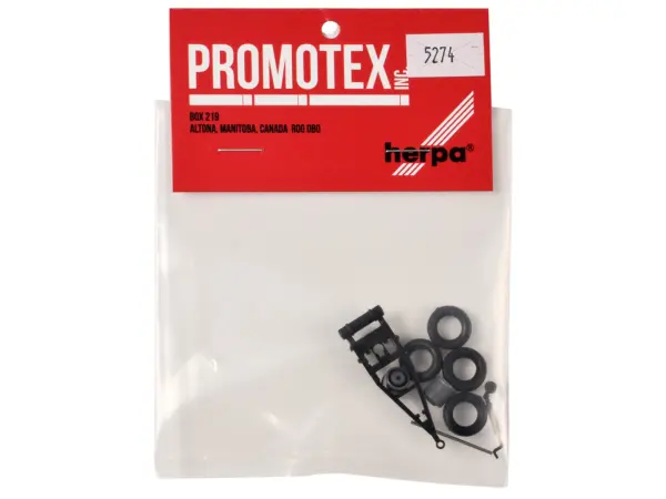 Single-Axle Converter Dolly 1/87 (HO) Plastic Model by Promotex #3