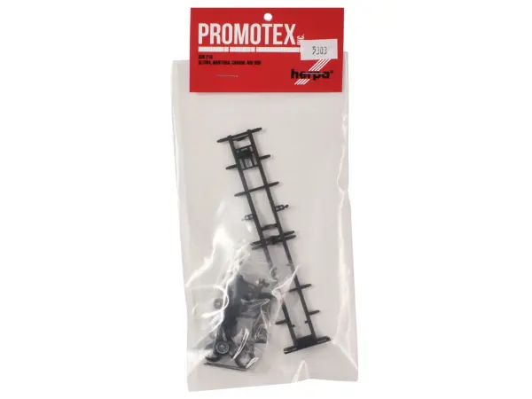 Container Chassis for 2-Axle 40ft Trailer 1/87 (HO) Plastic Model by Promotex #3