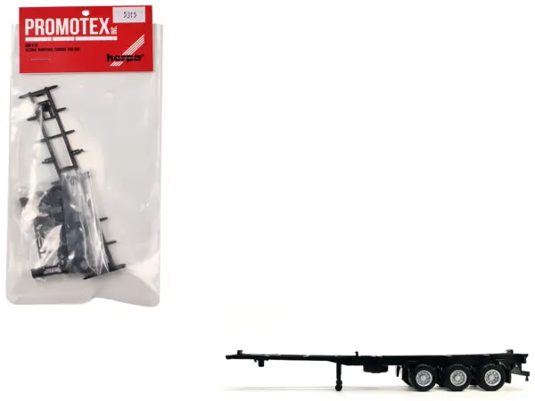 Container Chassis for 3-Axle 40ft Trailer 1/87 (HO) Plastic Model by Promotex #1