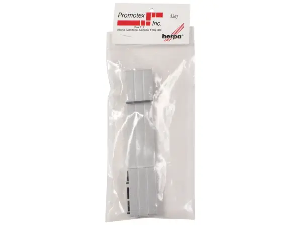 Spread Axle Double-Drop Flatbed Trailer Silver Top 1/87 (HO) Plastic Model by Promotex #3