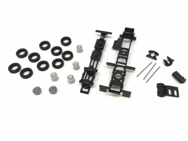 Short Chassis Kit for Kenworth Peterbilt and GMC Cabs 1/87 (HO) Plastic Model by Promotex #2