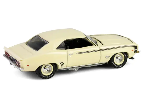 1969 Chevrolet Camaro SS 396 Butternut Yellow with Black Stripes "Barrett-Jackson" Series 15 1/64 Diecast Model Car by Greenlight #4