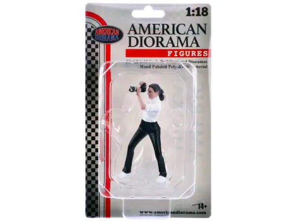 "Photographers" Figure #2 for 1/18 Scale Models by American Diorama #4