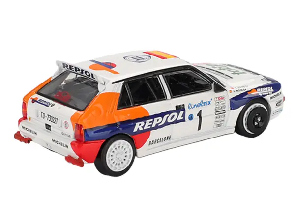 Lancia Delta HF Integrale Evoluzione #1 Carlos Sainz - Luis Moya "Rallye Monte-Carlo" (1993) Limited Edition 1/64 Diecast Model Car by Mini GT #3
