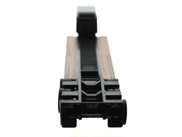 Low Boy Flatbed Trailer Black 1/87 (HO) Plastic Model Car by HO Logistics #3