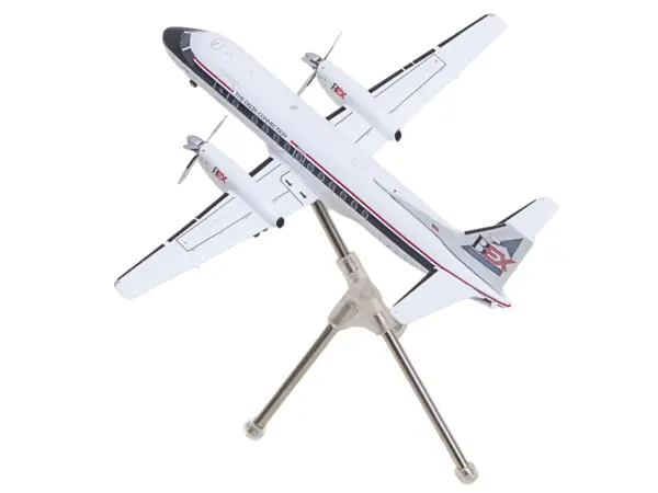 Saab 340A Commercial Aircraft "Delta Connection - Business Express Airlines" (N749BA) White with Dark Blue and Red Stripes "Gemini 200" Series 1/200 Diecast Model by GeminiJets #3