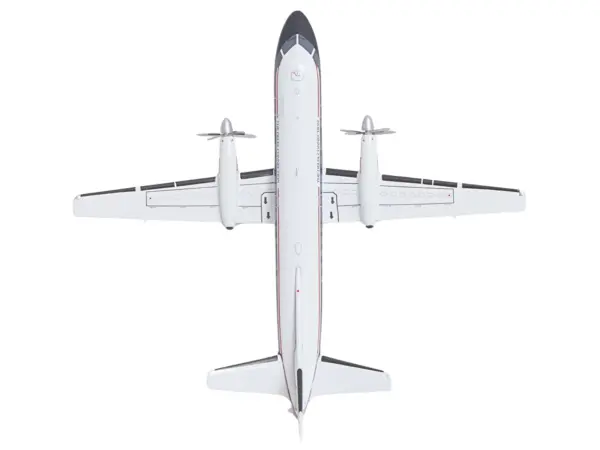 Saab 340A Commercial Aircraft "Delta Connection - Business Express Airlines" (N749BA) White with Dark Blue and Red Stripes "Gemini 200" Series 1/200 Diecast Model by GeminiJets #5