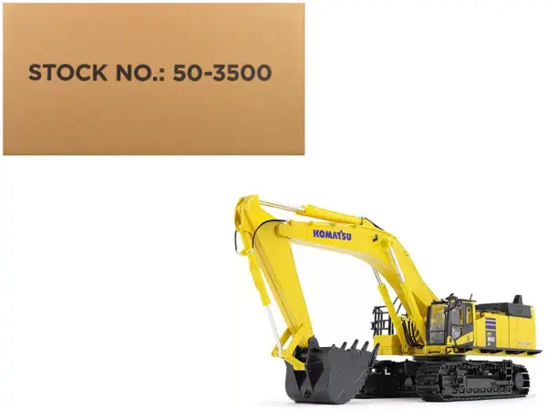 Komatsu PC900LC-11 Excavator Yellow 1/50 Diecast Model by First Gear #1