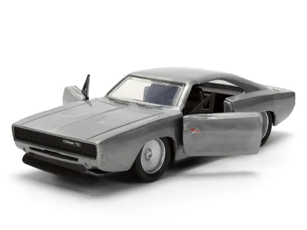 Dom's Dodge Charger R/T Raw Metal "Fast & Furious 7" (2015) Movie 1/32 Diecast Model Car by Jada #2
