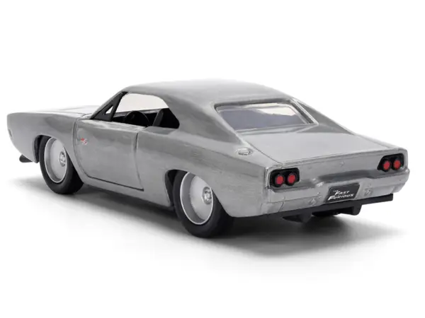 Dom's Dodge Charger R/T Raw Metal "Fast & Furious 7" (2015) Movie 1/32 Diecast Model Car by Jada #5