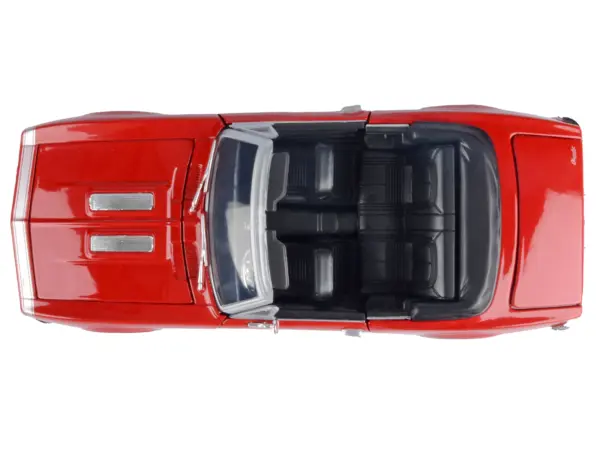 1967 Chevrolet Camaro SS Convertible Burgundy 1/24 Diecast Model Car by Motormax #4