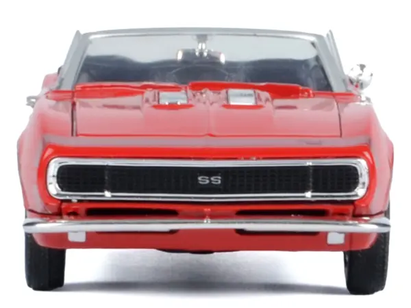 1967 Chevrolet Camaro SS Convertible Burgundy 1/24 Diecast Model Car by Motormax #5