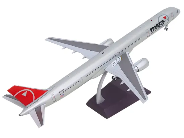 Boeing 757-300 Commercial Aircraft "Northwest Airlines" (N587NW) Silver with Red Tail "Gemini 200" Series 1/200 Diecast Model by GeminiJets #3