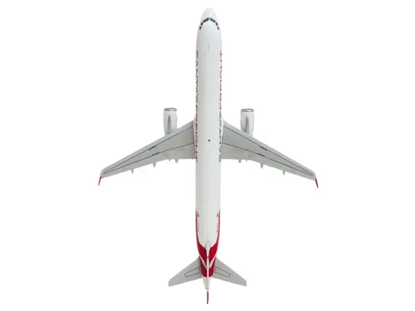 Airbus A321P2F Commercial Aircraft "Qantas Freight - Santa’s Freight" (VH-XF4) White with Graphics and Red Tail "Gemini 200" Series 1/200 Diecast Model by GeminiJets #5