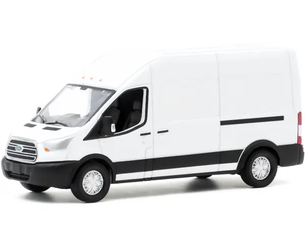 2015 Ford Transit High Roof Van Oxford White "Route Runners" Series 1 1/64 Diecast Model by Greenlight #2