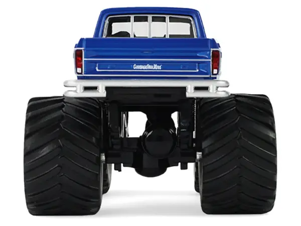 1976 Ford F-250 Monster Truck "Garbage Pail Kids 40th Anniversary - Buck Truck" Blue Metallic with Graphics "Kings of Crunch" Series 1/43 Diecast Model Car by Greenlight #4