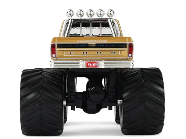 1979 Ford F-250 Monster Truck "Bigfoot #1 50th Anniversary" Gold Metallic "Kings of Crunch" Series 1/43 Diecast Model Car by Greenlight #5