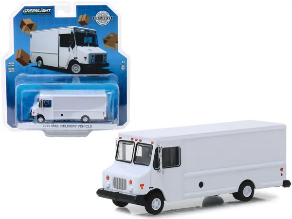 2019 Mail Delivery Vehicle White "Hobby Exclusive" 1/64 Diecast Model by Greenlight #1