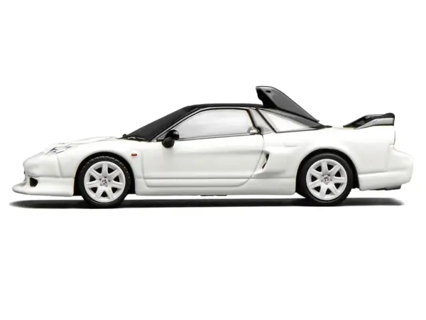 Honda NSX-R GT RHD (Right Hand Drive) Championship White with Black Top "Intern 64" Series 1/64 Diecast Model Car by MotorHelix #2