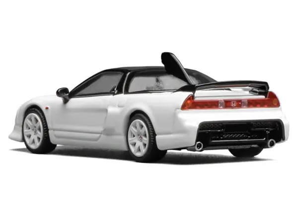Honda NSX-R GT RHD (Right Hand Drive) Championship White with Black Top "Intern 64" Series 1/64 Diecast Model Car by MotorHelix #3