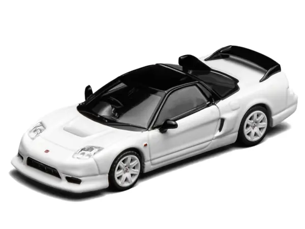 Honda NSX-R GT RHD (Right Hand Drive) Championship White with Black Top "Intern 64" Series 1/64 Diecast Model Car by MotorHelix #4