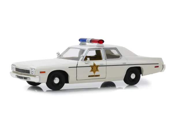 1975 Dodge Monaco Cream "Hazzard County Sheriff" 1/24 Diecast Model Car by Greenlight #2
