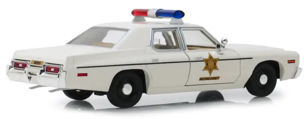 1975 Dodge Monaco Cream "Hazzard County Sheriff" 1/24 Diecast Model Car by Greenlight #3