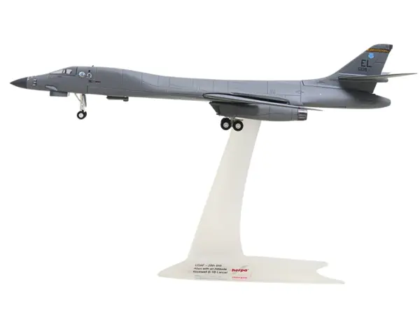Rockwell B-1B Lancer Bomber Aircraft "86-0108 37th Bomb Squadron Ellsworth Air Force Base Alien with an Attitude" (WT001) United States Air Force 1/200 Diecast Model Airplane by Herpa #2