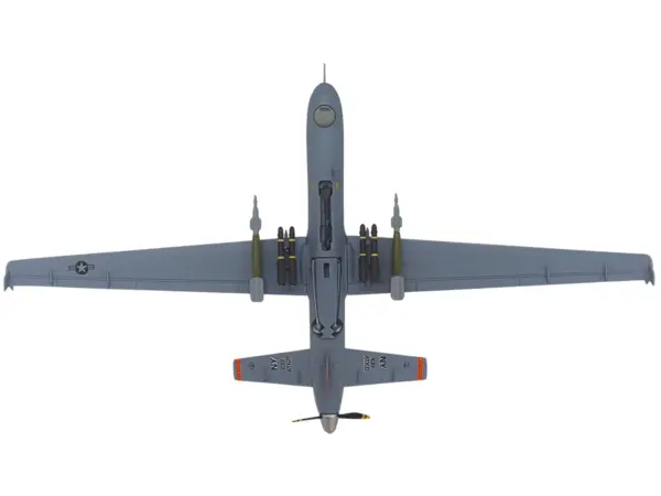 General Atomics MQ-9A Reaper Block 5 UAV "New York Air National Guard 108th Attack Squadron Hancock Field Air National Guard Base" United States Air Force "Military" Series 1/72 Diecast Model by Herpa #4