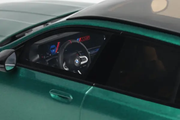 2024 BMW M5 Touring (G99) Isle of Man Green Metallic with Black Top 1/18 Model Car by GT Spirit #2