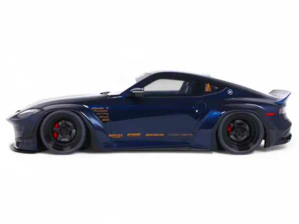 2023 Nissan 400Z by Pandem RHD (Right Hand Drive) Midnight Blue 1/18 Model Car by GT Spirit #2