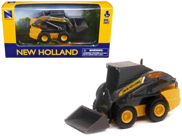 New Holland L228 Skid Steer Yellow Diecast Model by New Ray #1