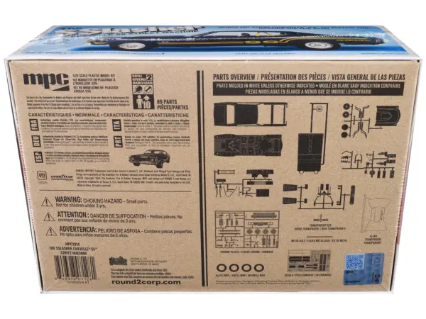 Skill 2 Model Kit Chevrolet Chevelle SS Street Machine "The SSlasher" 1/25 Scale Model by MPC #4