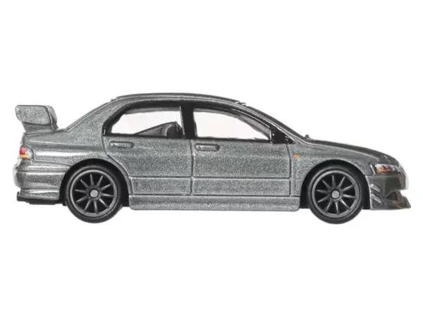 Mitsubishi Lancer Evolution IX Gray Metallic "Ronin Run II" Series Diecast Model Car by Hot Wheels #2