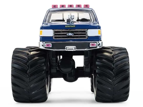 1990 Ford F-350 Monster Truck "Bigfoot #4" Blue "Kings of Crunch" Series 16 1/64 Diecast Model Car by Greenlight #4