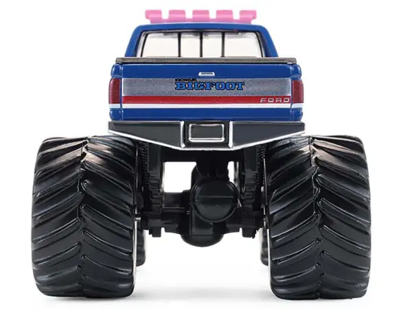 1990 Ford F-350 Monster Truck "Bigfoot #4" Blue "Kings of Crunch" Series 16 1/64 Diecast Model Car by Greenlight #5