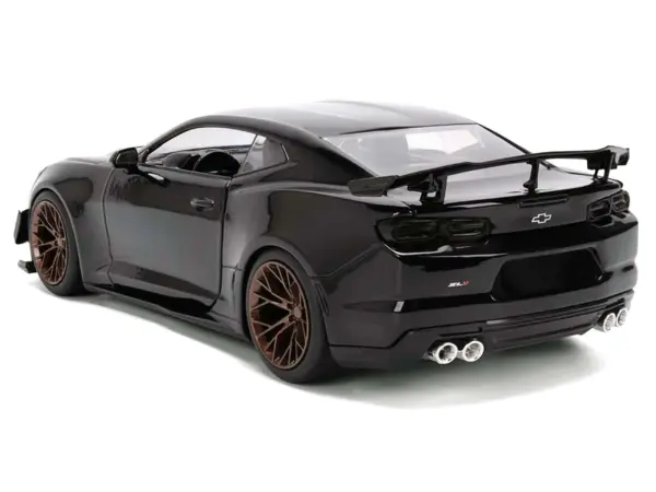 2024 Chevrolet Camaro ZL1 1LE Black "Fast X" (2023) Movie "Fast & Furious" Series 1/24 Diecast Model Car by Jada #5