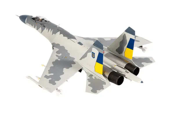 Sukhoi Su-27 Flanker Aircraft "Ukraine War" (2023) Ukrainian Air Forces 1/72 Diecast Model by JC Wings #4