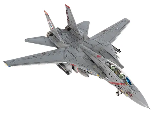 Grumman F-14B Tomcat Fighter Aircraft "VF-102 Diamondbacks Operation Enduring Freedom" (2001) United States Navy 1/72 Diecast Model by JC Wings #4