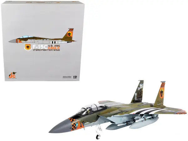 McDonnell Douglas F-15C Eagle Fighter Plane "U.S. ANG 173rd Fighter Wing" (2020) 1/72 Diecast Model by JC Wings #1