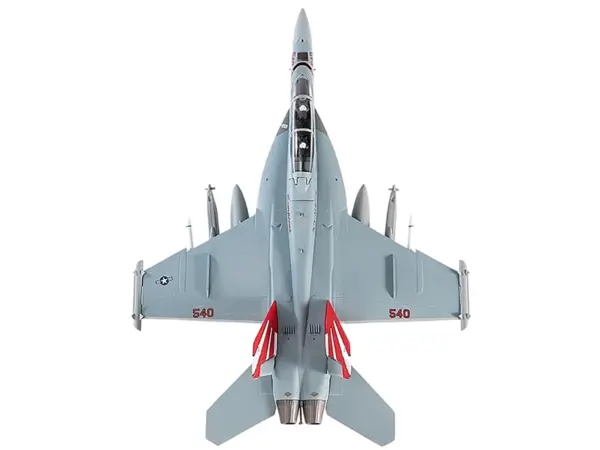 Boeing EA-18G Growler Aircraft "VAQ-132 Scorpions" United States Navy 1/72 Diecast Model by JC Wings #4