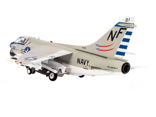 Vought A-7E Corsair II Attack Aircraft "VA-93 Blue Blazers USS Midway" (1979) United States Navy 1/72 Diecast Model by JC Wings #3