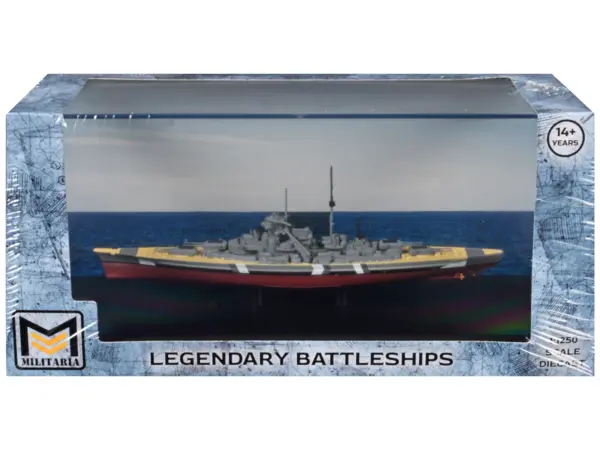 Bismarck Battleship "German Navy" (1941) "Legendary Battleships" Series 1/1250 Diecast Model by Militaria Die Cast #3