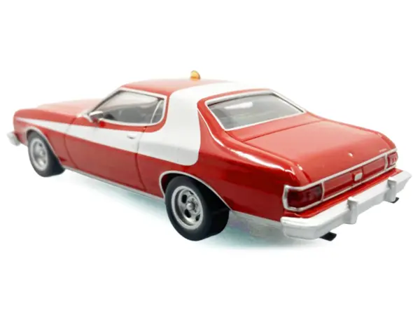 1975 Ford Gran Torino Red with White Graphics 1/43 Diecast Model Car by Norev #4