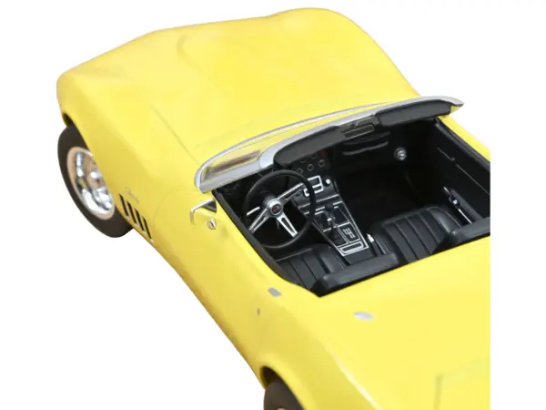 1969 Chevrolet Corvette Cabriolet Daytona Yellow 1/18 Diecast Model Car by Norev #2