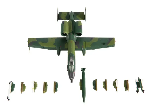 Fairchild Republic A-10 Thunderbolt II Attack Aircraft "23rd Tactical Fighter Wing 706th Fighter Squadron Operation Desert Storm" (1991) United States Air Force 1/144 Diecast Model by JC Wings #4